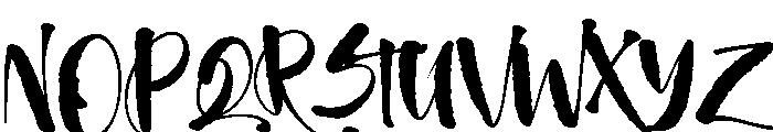 Wildwritten Alt B Plus Font UPPERCASE