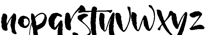 Wildwritten Alt B Plus Font LOWERCASE