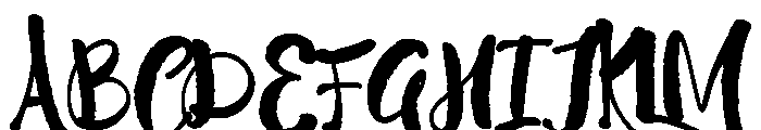 Wildwritten Alt B Ultra Font UPPERCASE