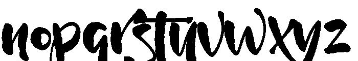 Wildwritten Alt B Ultra Font LOWERCASE