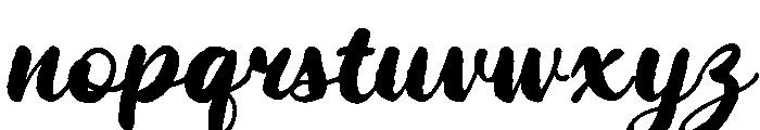 Wildwritten Extra Italic Font LOWERCASE