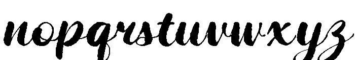 Wildwritten Italic Font LOWERCASE