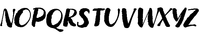Wildwritten Plus Italic Font UPPERCASE