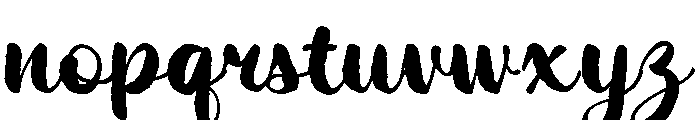 Wildwritten Plus Font LOWERCASE