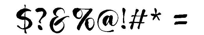Wildwritten Regular Font OTHER CHARS