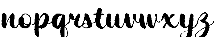 Wildwritten Regular Font LOWERCASE