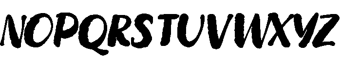 Wildwritten Ultra Italic Font UPPERCASE
