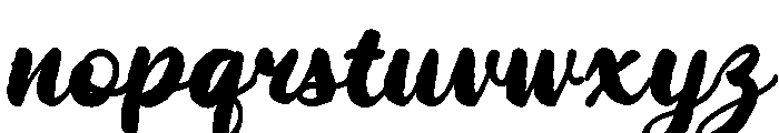 Wildwritten Ultra Italic Font LOWERCASE