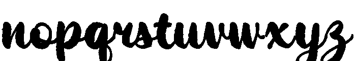 Wildwritten Ultra Font LOWERCASE