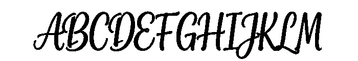 Wildyard Font UPPERCASE