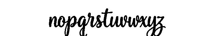 Wildyard Font LOWERCASE