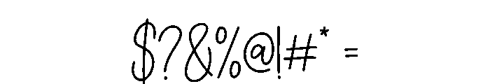 Wilkinson Regular Font OTHER CHARS