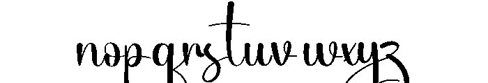 Williana Font LOWERCASE