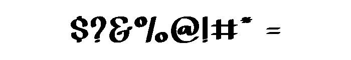 Willing Ghost Font OTHER CHARS