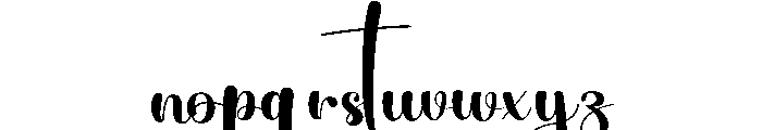 Williyam Birthday Font LOWERCASE