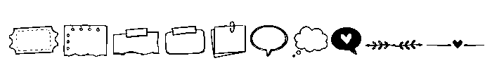 Willow Charm Extra Font OTHER CHARS