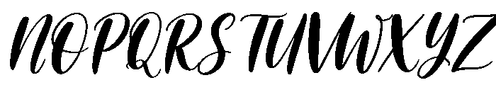 Willow Charm Italic Font UPPERCASE
