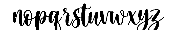 Willow Charm Regular Font LOWERCASE