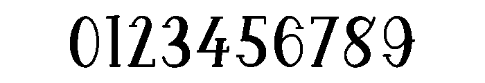 Willow Press Vintage Serif Font OTHER CHARS