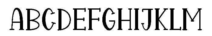 Willow Press Vintage Serif Font UPPERCASE
