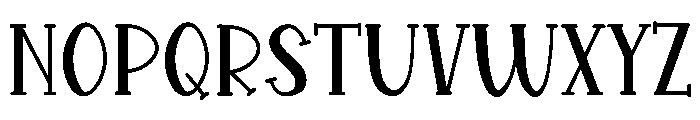 Willow Press Vintage Serif Font UPPERCASE