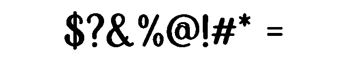 Willow Swash Font OTHER CHARS