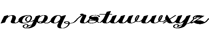 WillowChantya Font LOWERCASE