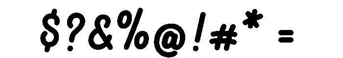 Willowlane Regular Font OTHER CHARS