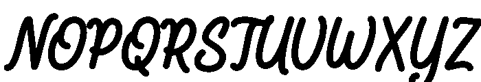 Willowlane Regular Font UPPERCASE