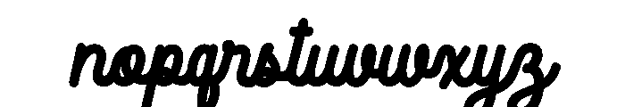Willowlane Regular Font LOWERCASE