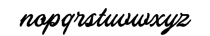 Wilmine Regular Font LOWERCASE