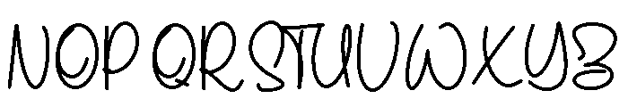 Wilmine Font UPPERCASE