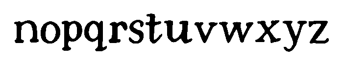 Wils Font LOWERCASE