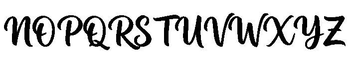 Wilson Regular Font UPPERCASE
