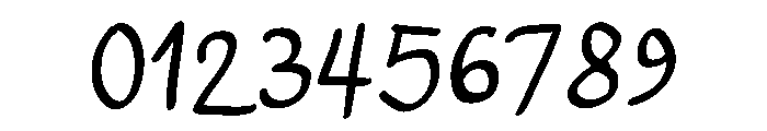 Wimbly Font OTHER CHARS
