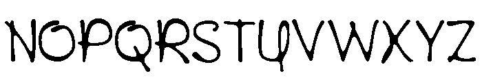 Wimora  Regular Font UPPERCASE