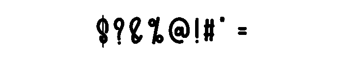 Winch Retro Font OTHER CHARS