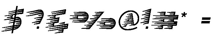 Wind Race Font OTHER CHARS