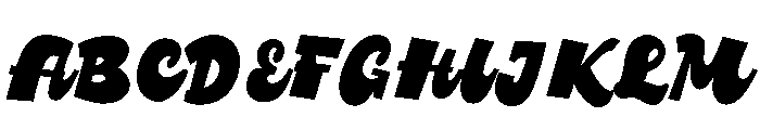Winder Pop Bounce Normal Font UPPERCASE