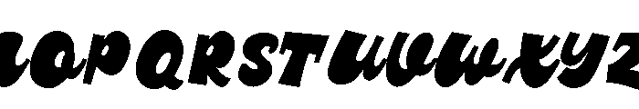 Winder Pop Bounce Normal Font UPPERCASE
