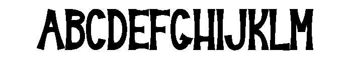 Window Silhouette Font UPPERCASE