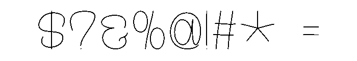Windows Script Font OTHER CHARS