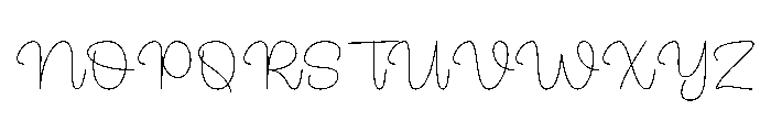 Windows Script Font UPPERCASE