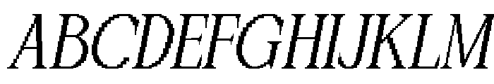Windraw Aesthetic Italic Font UPPERCASE