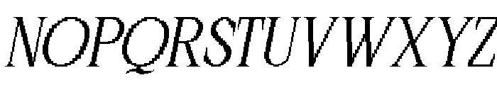 Windraw Aesthetic Italic Font UPPERCASE