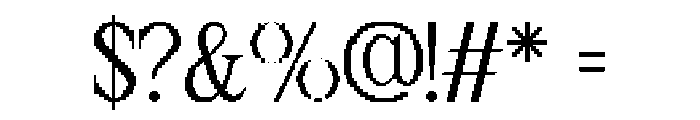 Windraw Aesthetic Regular Font OTHER CHARS