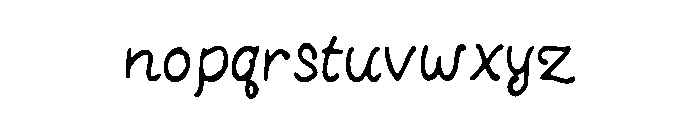 Windstorm Font LOWERCASE