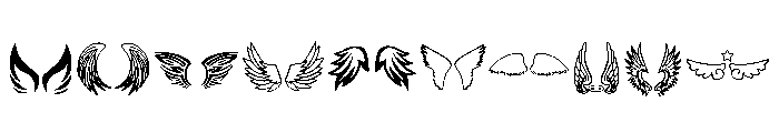 Wing Art Font OTHER CHARS