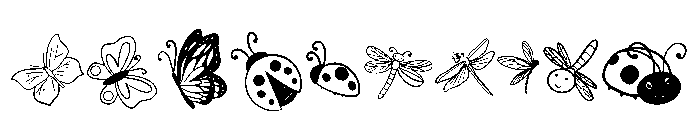 Winged Animals Font OTHER CHARS