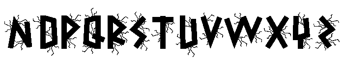 Winks Thunder Font UPPERCASE